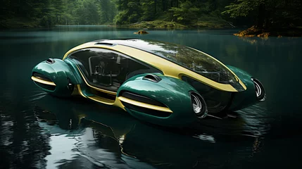 Foto auf Leinwand Futuristic amphibious vehicles © Cedar