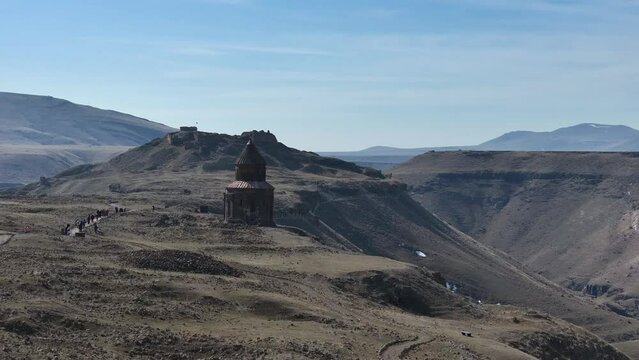 Ani Ruins (Ani Harabeleri) Drone Video Kars Turkiye (Turkey)