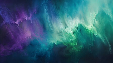 Vivid Aurora Over Pine Forest