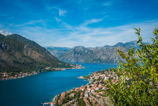 Baie de Kotor ou bouches de Kotor Mont&eacute;n&eacute;gro