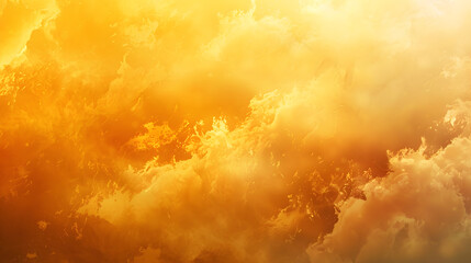 Warm Cloudscape at Golden Hour
