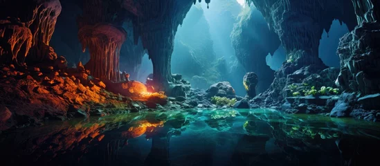 Poster Vietnam s Vibrant Cave © LukaszDesign