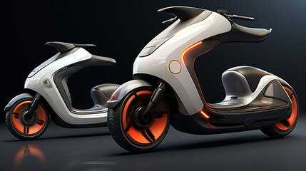 Futuristic scooter designs