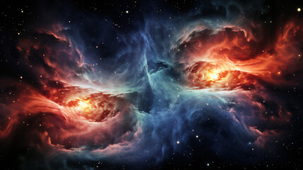 Galaxies combining and exchanging matter