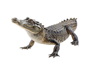 Fototapeta premium crocodile isolated on white
