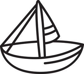 Sailing Boat Icon
