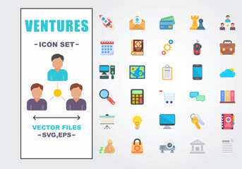 Ventures Set File - obrazy, fototapety, plakaty