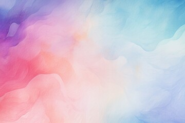 Abstract watercolor background with clouds. 
