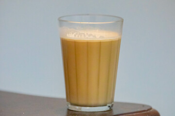 Traditional coffee with milk known in Brazil as pingado
