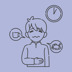 Ramadan activity boy vector arts. Islamic activities in daily. Cartoon character for kids