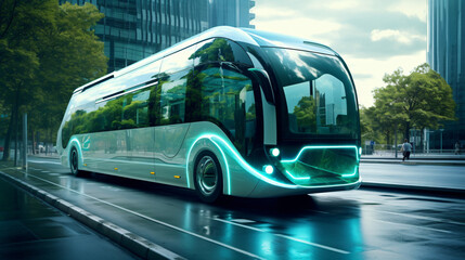 Hydrogen powered buses roll transportation