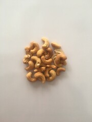 Group of Cashew -nut isolated on white background