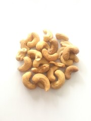 Group of Cashew -nut isolated on white background