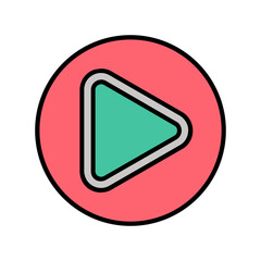 Play Button Vector Icon