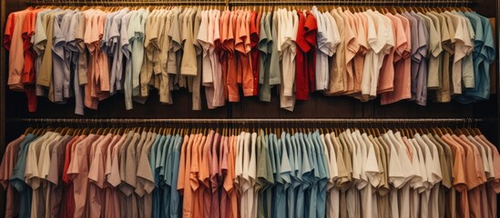 Retail Discounts on Shirts Displayed