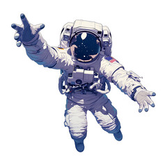 Astronaut Graffiti, t-shirt design