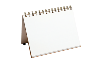 Open spiral notebook with a pen ready for writing notes or ideas