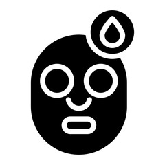 facial mask glyph