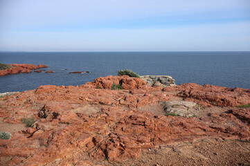 bel horizon de ces rochers rouge