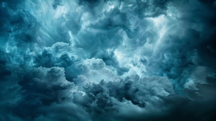 Dramatic Storm Clouds Background in the Stormy Weather - obrazy, fototapety, plakaty