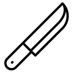 kitchen knife icon 