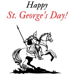 St. George's Day card, St. George's Day Celebrate on April 23
