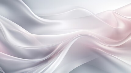 Obraz premium Ethereal white abstract minimalist background with a touch of magic and delicate beauty