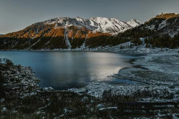 Fototapeten mt rainier national park in winter © BusImages