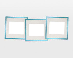 Vintage Blank Film Photo Slide Mounts With Alpha