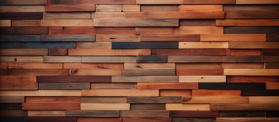 Vintage hardwood plank wall pattern for interior and exterior decoration concept