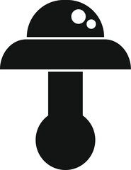 Anti sound earplugs icon simple vector. Sound equipment. Foam cover reduction