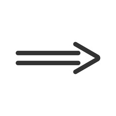 Arrow direction of movement, black arrow pointer landmark. Vector element isolate.