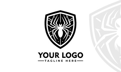 Unique Arachnid Design - Vintage Spider Logo Vector for Distinctive Business Identity