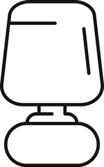 Ear plug equipment icon outline vector. Canal safety. Noise reduction audio