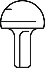 Sound noise plug icon outline vector. Ear protection foam. Medical health care