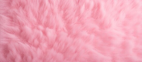 Glamorous Pink Furry Fluff Background with Soft and Luxurious Texture