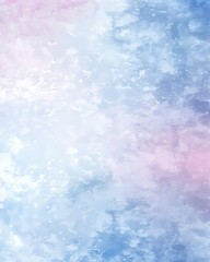 Abstract Pastel Blue and Pink Watercolor Background for Calm, Serene Design and Artistic Concepts