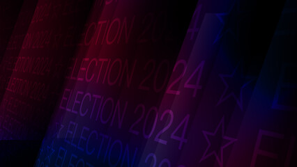 Background design with election 2024 text abstract pattern for political inspiration and national choice