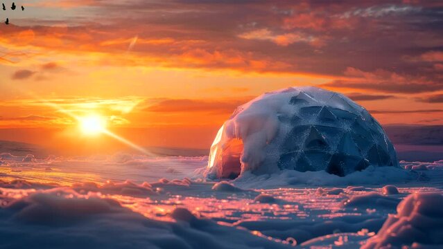 Arctic Isle Igloo Retreat: A Frozen Oasis