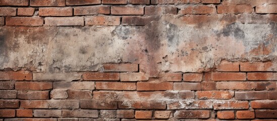 A red brick wall 