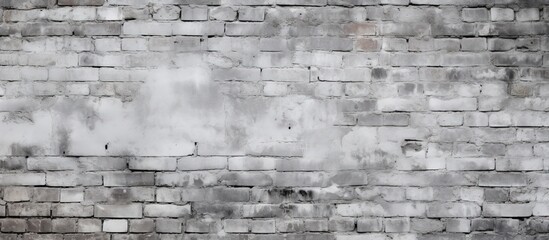 Artistic Abstraction of a White and Gray Brushed Brick Wall with Distinctive Textural Patterns