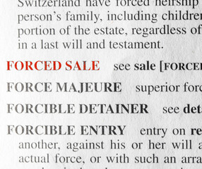 forced sale