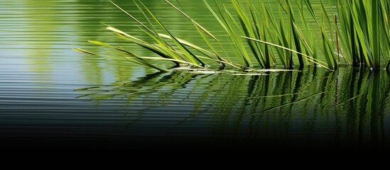 Graceful Avian Moment: Serene Small Bird Perched on Lakeshore