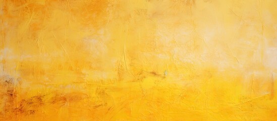 Vibrant Abstract Painting Featuring Golden and Earthy Tones with Textured Brushstrokes