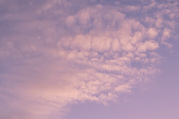 Blue sky background with tiny clouds. Nature cloud blue sky background.