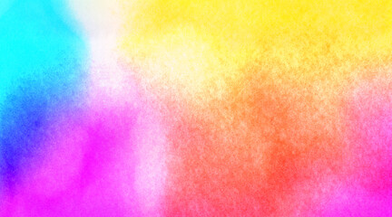 Orange gold pink purple and blue watercolour abstract background