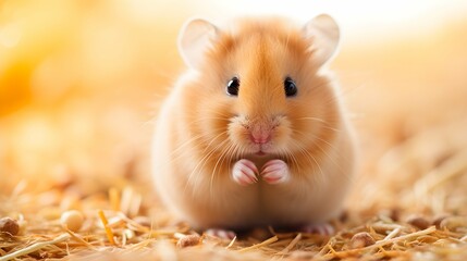 a cinematic and Dramatic portrait image for hamster