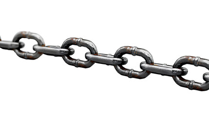 Obraz premium Chain PNG . stainless steel chain isolated. Metal chain PNG. Iron chain. Chrome chain PNG. Chain top view png. chain flat lay png