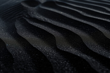 background of black volcanic sand - obrazy, fototapety, plakaty