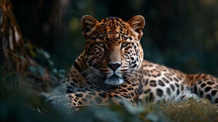 Obraz premium a cinematic and Dramatic portrait image for cheetah